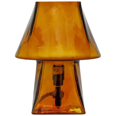 Tov Furniture Luca Amber Glass Mini Lamp