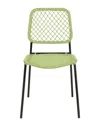 Tov Furniture Lucy Cord Outdoor Dining Chair In Green