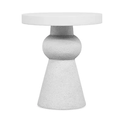 Tov Furniture Lupita Side Table In White