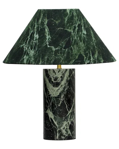 Tov Furniture Mable Spider Marble Table Lamp In Green