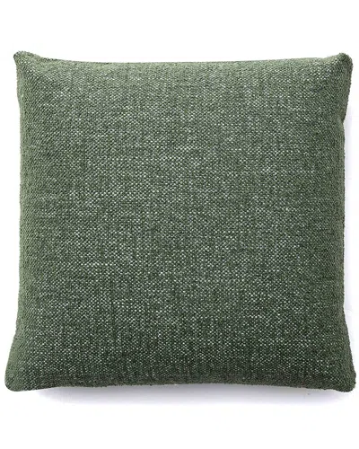 Tov Furniture Malolo Basketweave 20in Square Vegan-down Pillow In Green