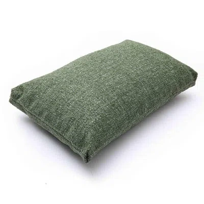 Tov Furniture Malolo Green Basketweave Vegan-down Pillow
