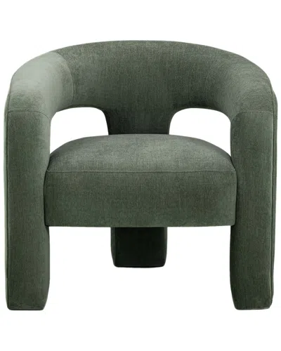 Tov Furniture Malone Performance Chenille Accent Chair In Green