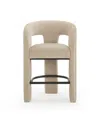Tov Furniture Malone Performance Chenille Counter Stool In Neutral