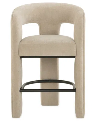 TOV FURNITURE TOV FURNITURE MALONE PERFORMANCE CHENILLE COUNTER STOOL