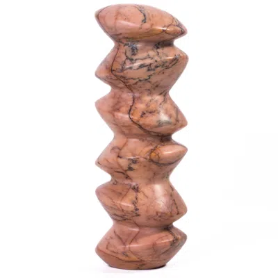 Tov Furniture Marble Pink Green Cairn Tall Object