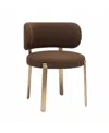 Tov Furniture Margaret Dining Chair In Brown