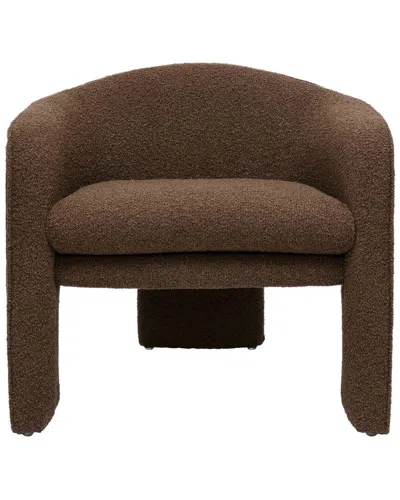 Tov Furniture Marla Boucle Accent Chair In Brown