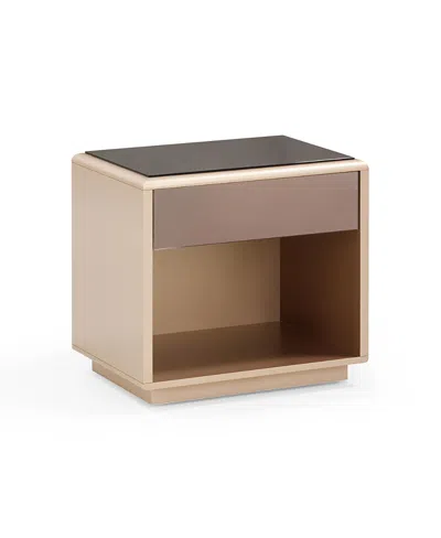 Tov Furniture Martha Mirrored Nightstand In Neutral