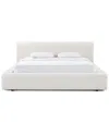 Tov Furniture Meena Upcycled Linen Storage King Bed