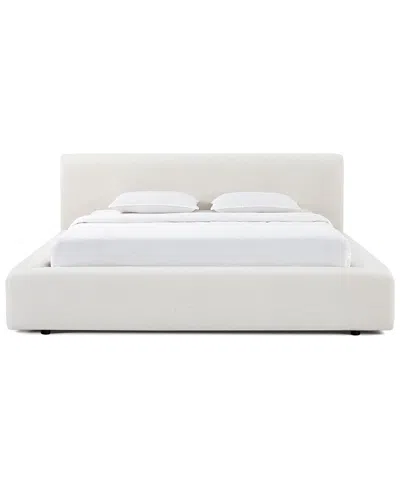 Tov Furniture Meena Upcycled Linen Storage King Bed