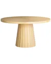 Tov Furniture Meri Natural 56in Round Dining Table