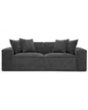 Tov Furniture Mindy Chenille Basketweave Modular Loveseat