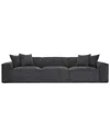 Tov Furniture Mindy Chenille Basketweave Modular Loveseat