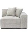 Tov Furniture Mindy Chenille Basketweave Raf Corner Chair