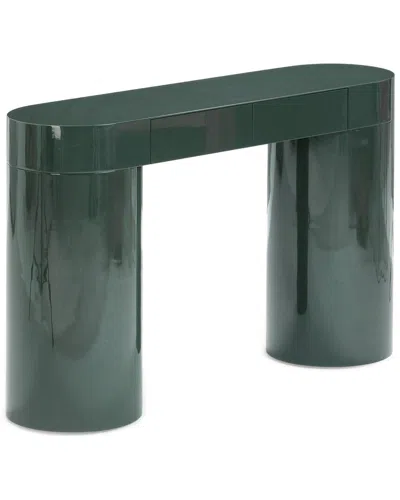 Tov Furniture Mira High Gloss Console Table In Green