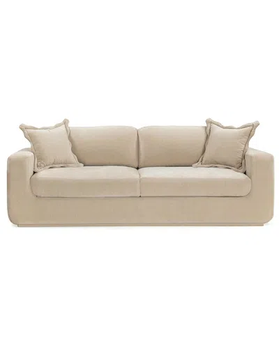 Tov Furniture Miri Sand Upcycled Washed Velvet Sofa