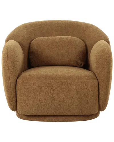 Tov Furniture Misty Boucle Accent Chair In Blue