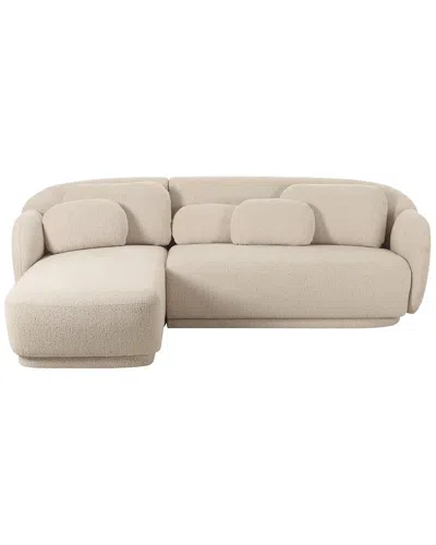 TOV FURNITURE TOV FURNITURE MISTY BOUCLE SECTIONAL - LAF