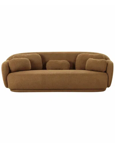 Tov Furniture Misty Boucle Sofa In Blue