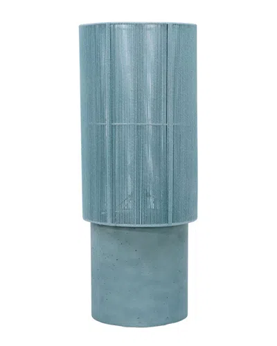 Tov Furniture Mondada Concrete Table Lamp In Blue