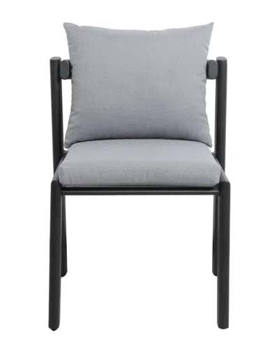 Tov Furniture Nancy Outdoor Dining Chair In Black