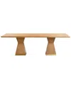Tov Furniture Nolan Natural Wood Round Dining Table