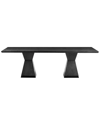 Tov Furniture Nolan Round Wood Dining Table In Black