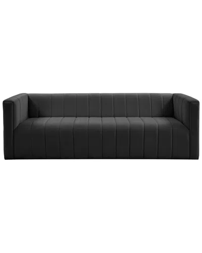 Tov Norah Black Velvet Sofa