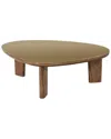 Tov Furniture Oani Walnut & Glass Round Coffee Table