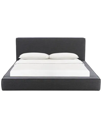 Tov Furniture Olafur Linen Bed In Black