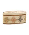 Tov Furniture Olivier Oval Storage Ottoman In Neutral