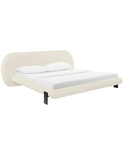 Tov Furniture Ophelia Faux Wool Bed In White
