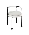 Tov Furniture Pansy Outdoor Dining Chair In Gray