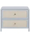 Tov Furniture Patty Rattan 2-drawer Nightstand