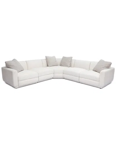 Tov Furniture Perry Chenille Modular L-sectional