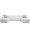 Tov Furniture Perry Chenille Modular U-sectional