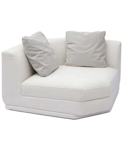Tov Furniture Perry Chenille Modular Wedge Corner Chair