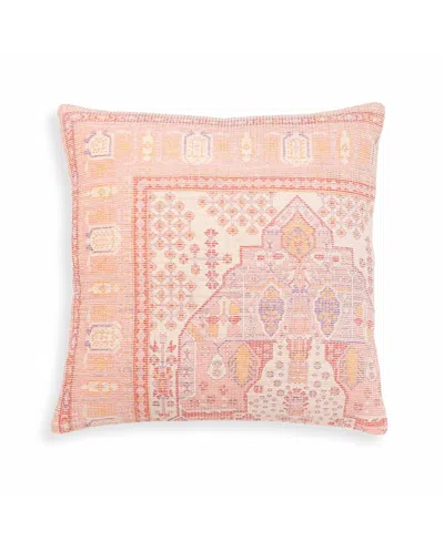Tov Furniture Persia 20 Inch Square Accent Pillow In Pink