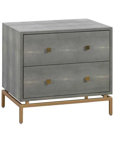Tov Furniture Pesce Nightstand In Grey