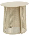Tov Pesky Eggnog Cream Side Table In Cream