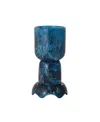 Tov Furniture Platform Swirl Resin Kiddush Cup In Blue