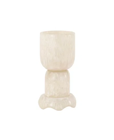 Tov Furniture Platform Swirl Resin Kiddush Cup In Brown
