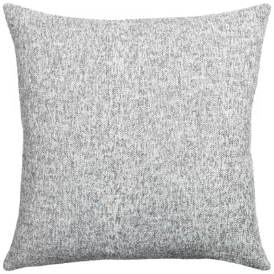 Tov Furniture Poh Washed Grey Boucle 20" Square Accent Pillow In Gray
