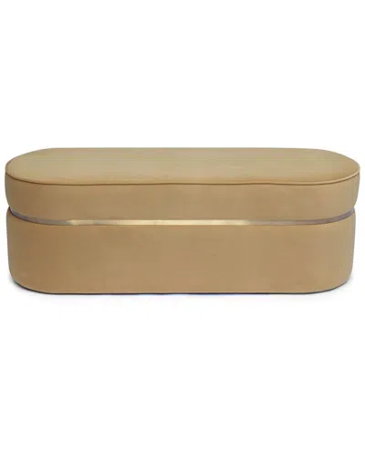 TOV FURNITURE TOV FURNITURE POMP VELVET BENCH