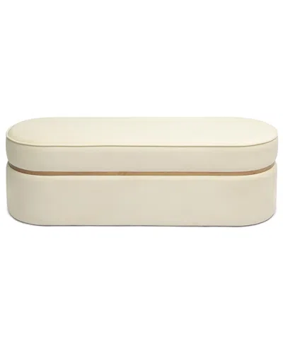 TOV FURNITURE TOV FURNITURE POMP VELVET BENCH