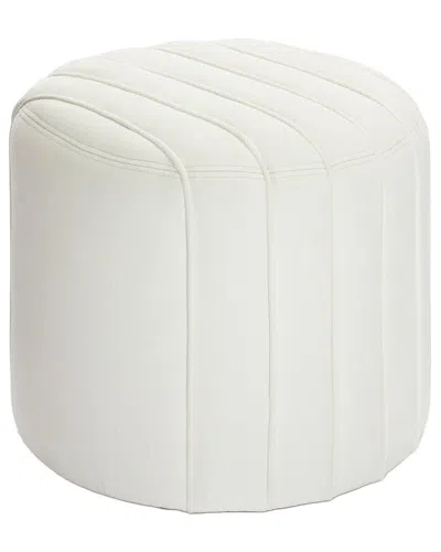Tov Furniture Pouch Chenille Ottoman
