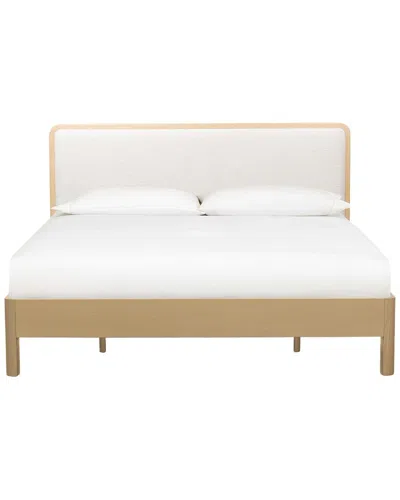 Tov Furniture Rafaelle Natural Solid King Bed In Animal Print
