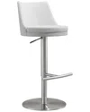 Tov Reagan Adjustable Stool In White