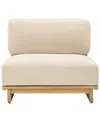 Tov Furniture Reavan Cream Outdoor Lounge Chair